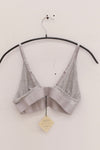 BASERANGE Bamboo fiber and cotton without steel ring wide brim bra series collection soft underwear France BAS-BRTR-BA-SU25-GREY MELANGE